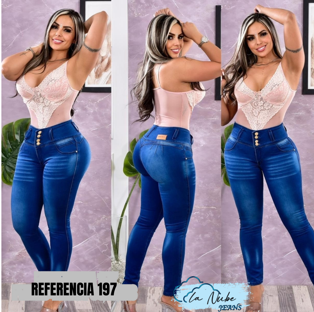 Jeans Levanta Cola Ref 197