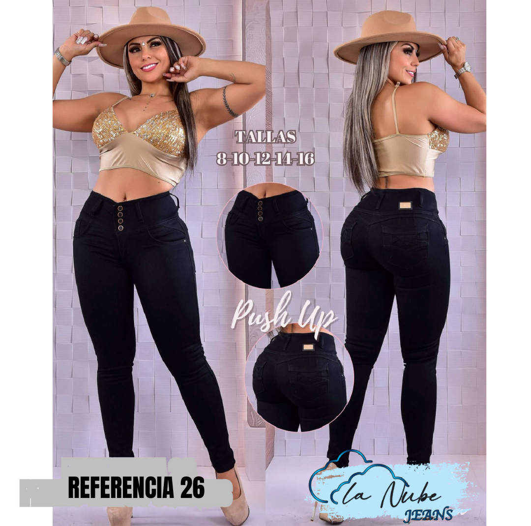 Jeans Levanta Cola Ref 26