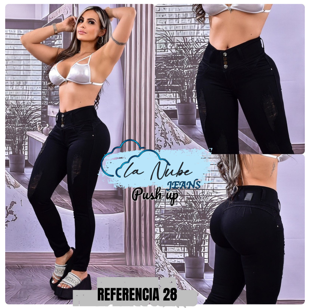 Jeans Levanta Cola Ref 28