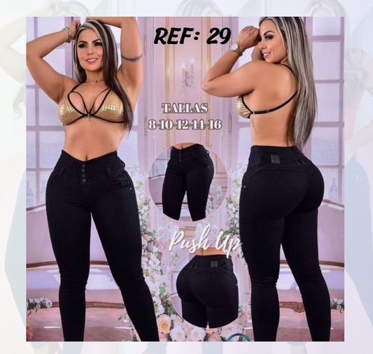 Jeans Levanta Cola Ref 29