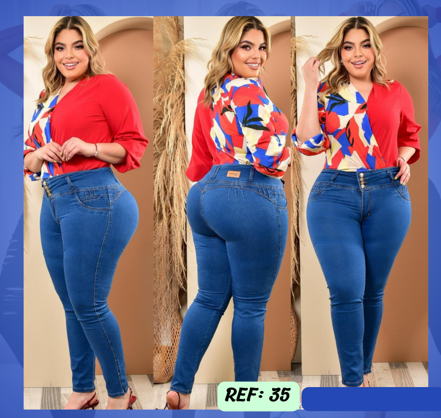 Jeans Levanta Cola PLUSS Ref 35