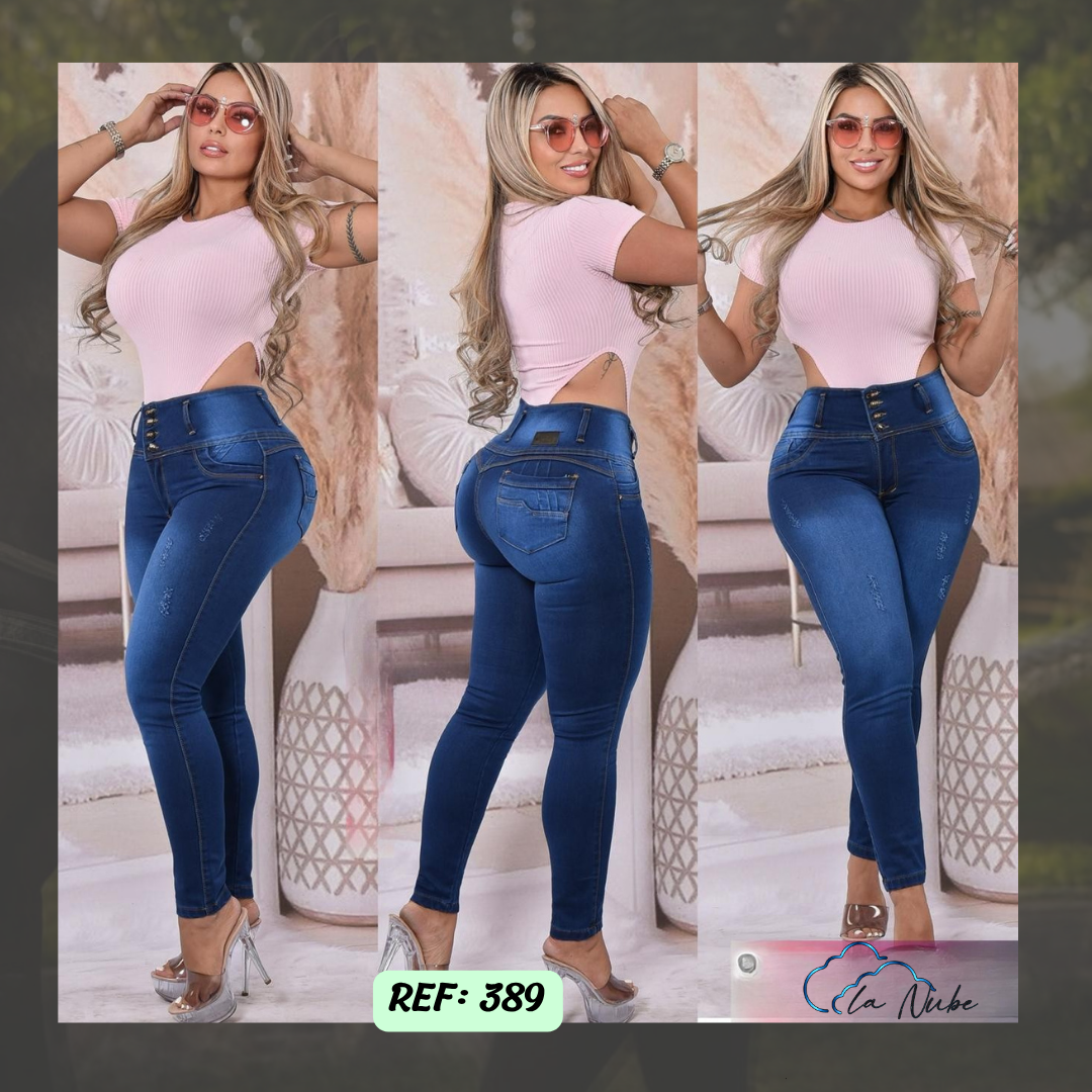 Jeans Levanta Cola Ref 389