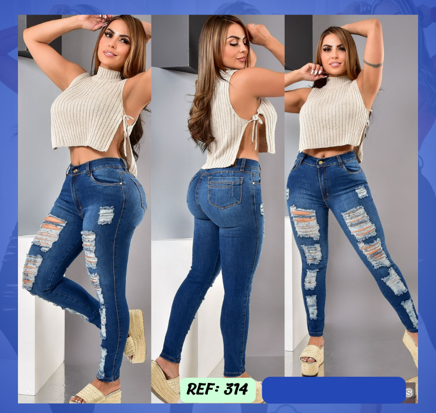 Jeans Levanta Cola Ref 314