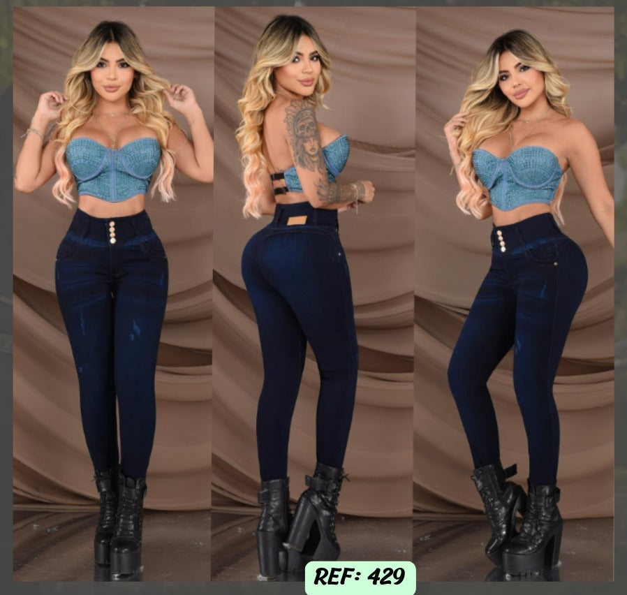 Jeans Levanta Cola Ref 429