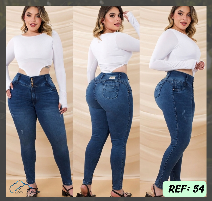 Jeans Levanta Cola PLUSS Ref 54