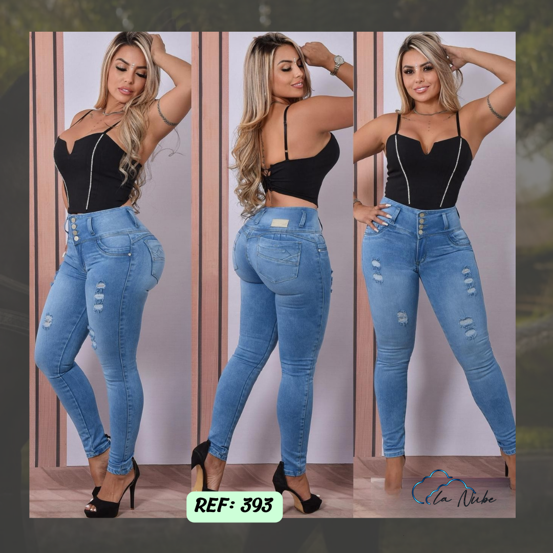 Jeans Levanta Cola Ref 393