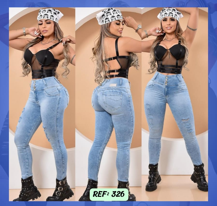 Jeans Levanta Cola Ref 326