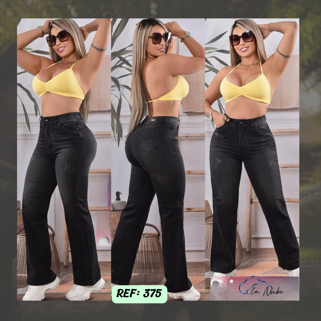 Jeans Colombiano Palazzo Ref 375