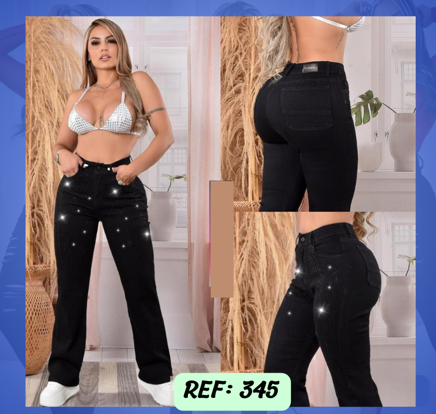 Jeans Colombiano Brillos Ref 345