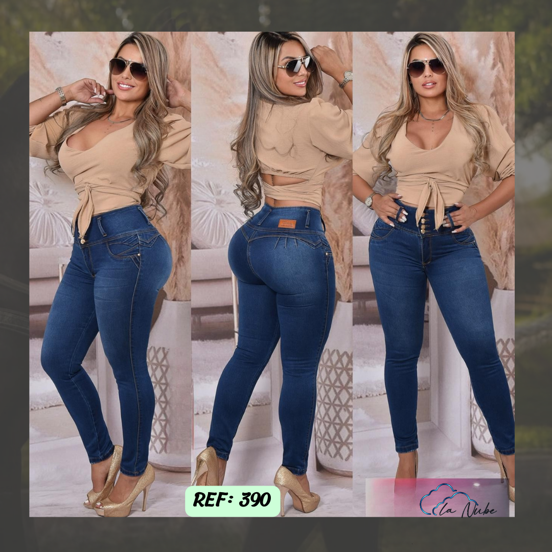 Jeans Levanta Cola Ref 390