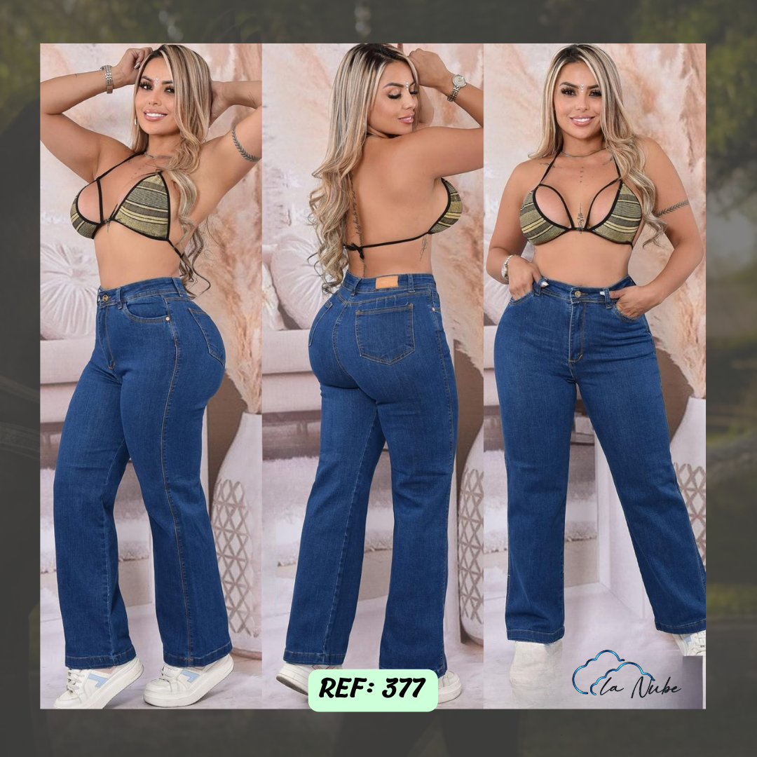 Jeans Colombiano Palazzo Ref 377