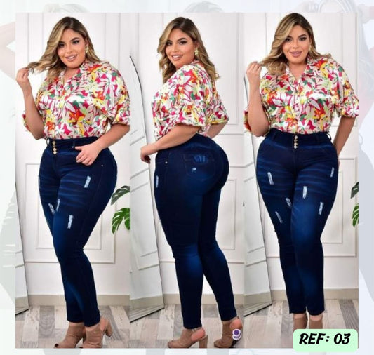 Jeans Levanta Cola PLUS Ref 03
