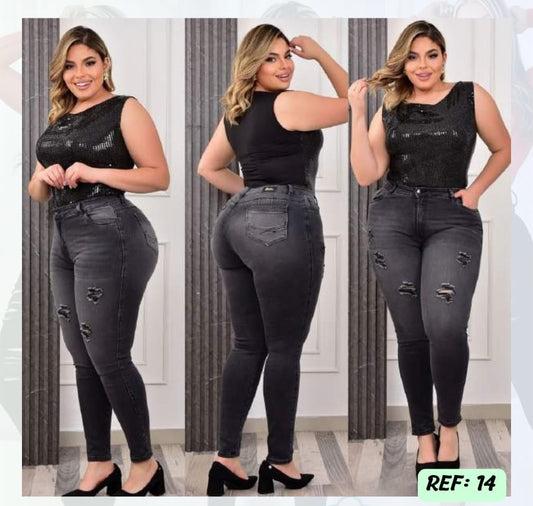 Jeans Levanta Cola PLUS Ref 14