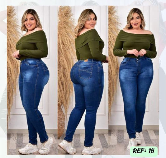 Jeans Levanta Cola PLUS Ref 15