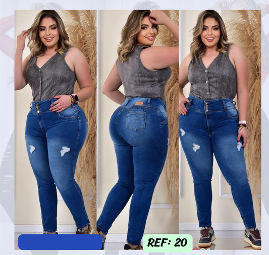 Jeans Levanta Cola PLUSS Ref 20