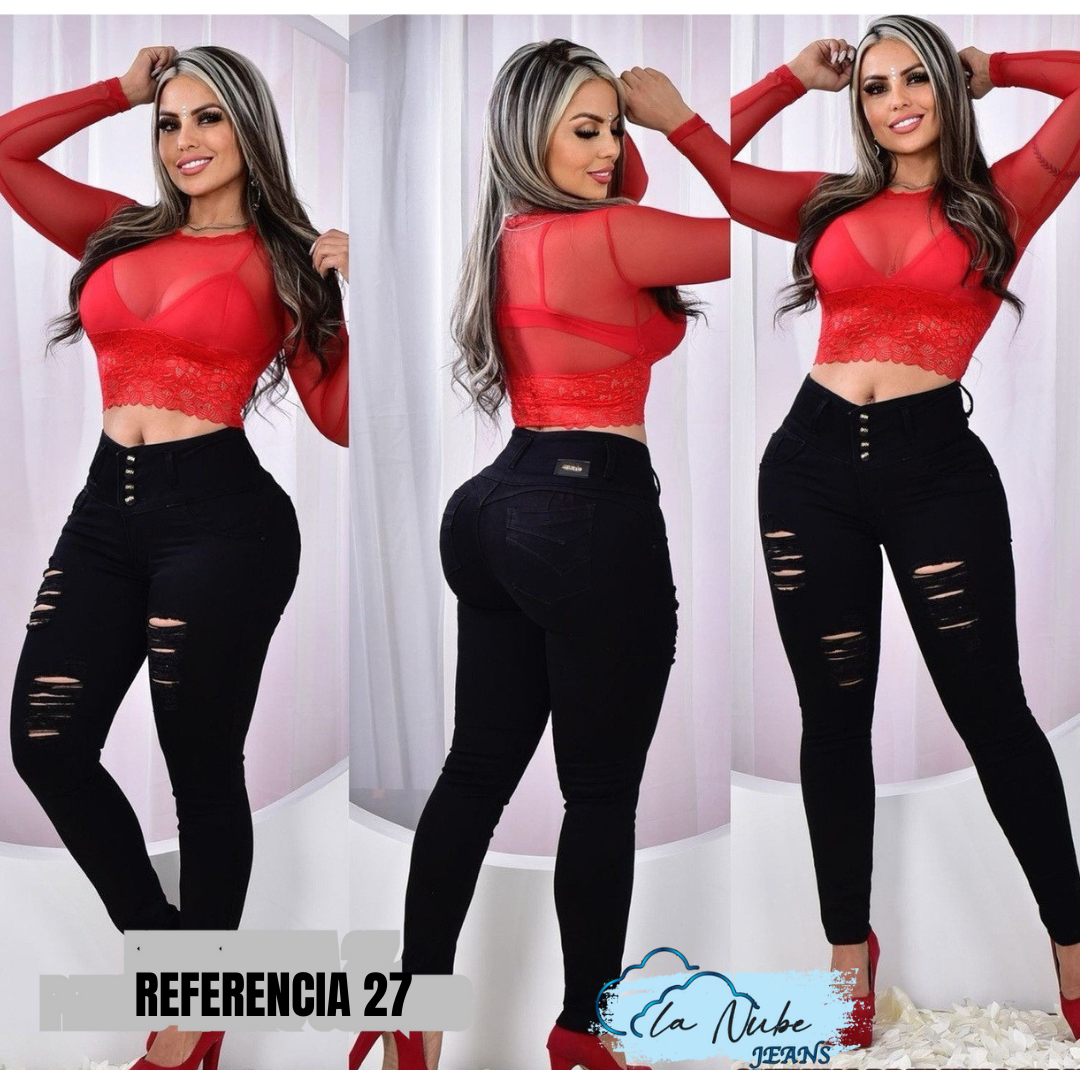 Jeans Levanta Cola Ref 27