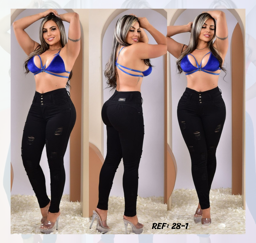 Jeans Levanta Cola Ref 28-1