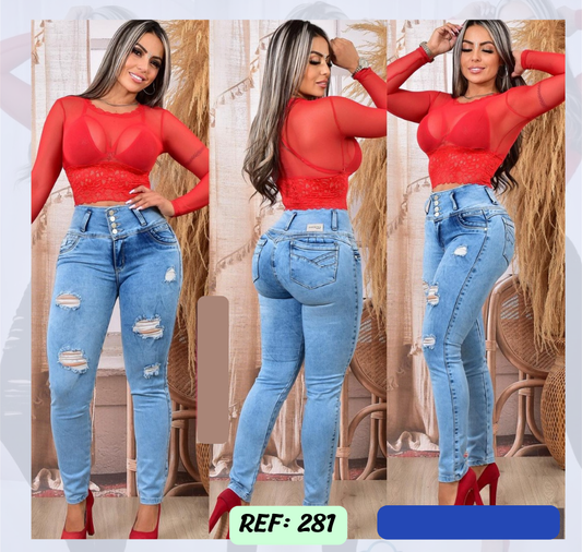 Jeans Levanta Cola Ref 281