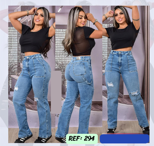 Jeans Levanta Cola Ref 294