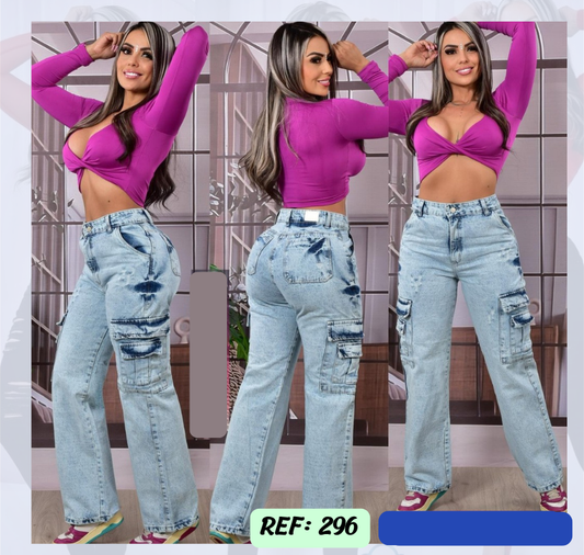 Jeans Levanta Cola Ref 296