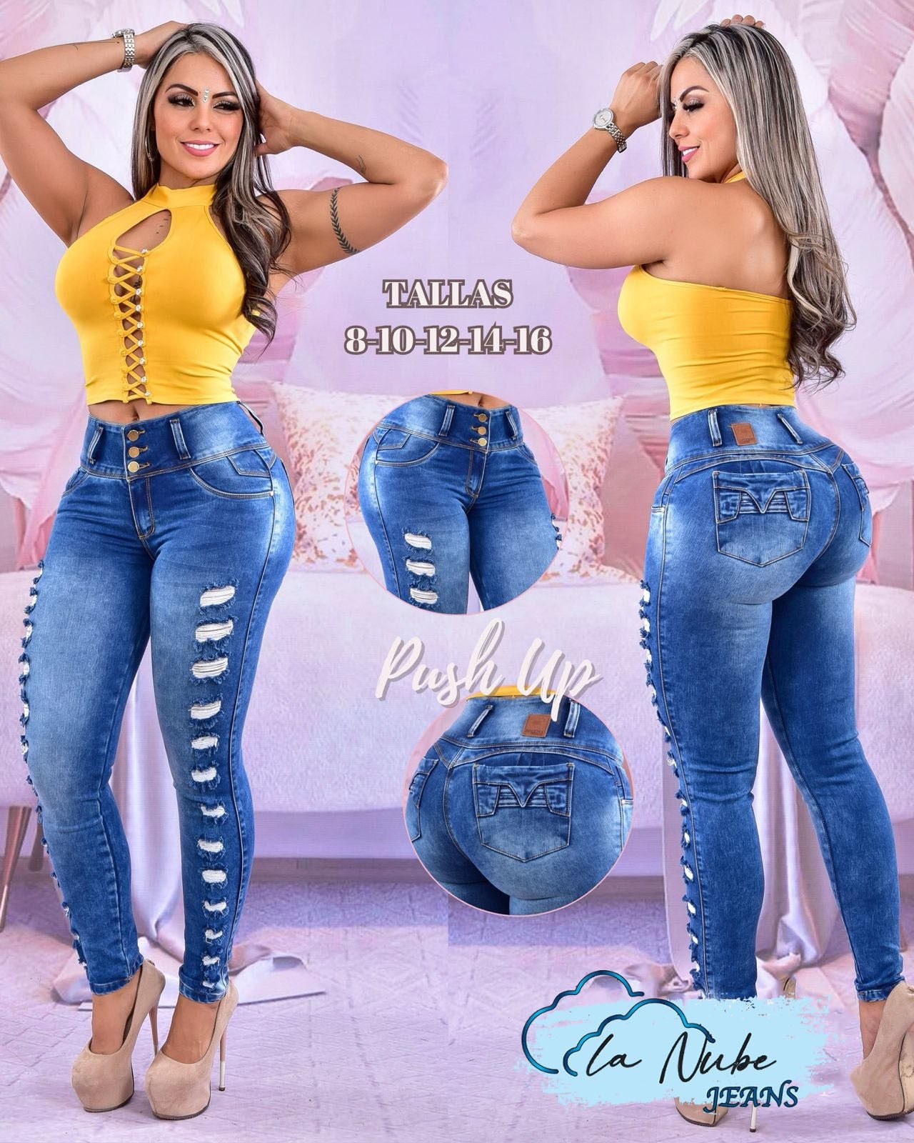 Jeans Levanta Cola  Ref 68