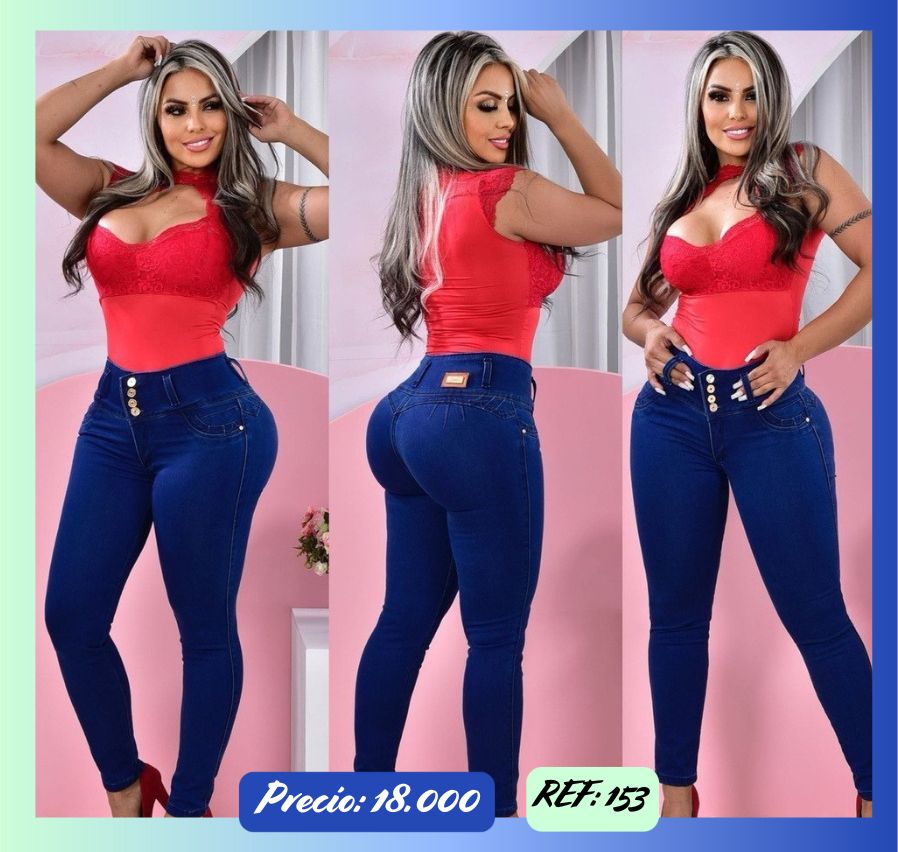 Jeans Levanta Cola Ref 153