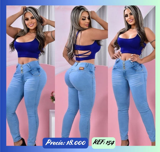 Jeans Levanta Cola Ref 154