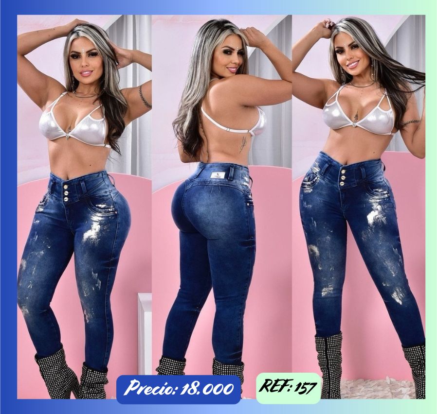 Jeans Levanta Cola Ref 157