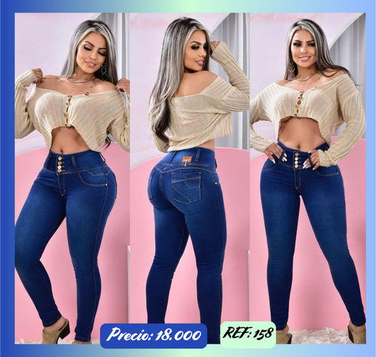 Jeans Levanta Cola Ref 158