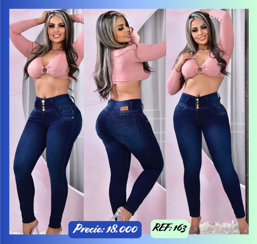 Jeans Levanta Cola Ref 163