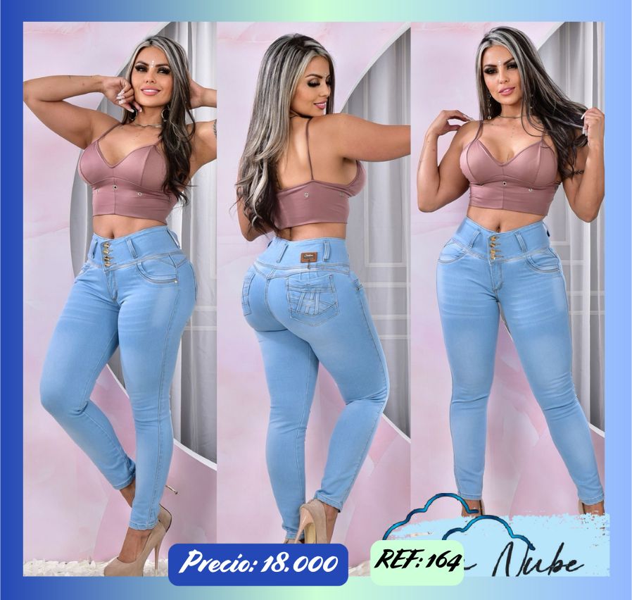 Jeans Levanta Cola Ref 164