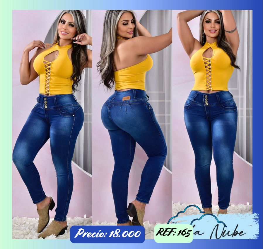 Jeans Levanta Cola Ref 165