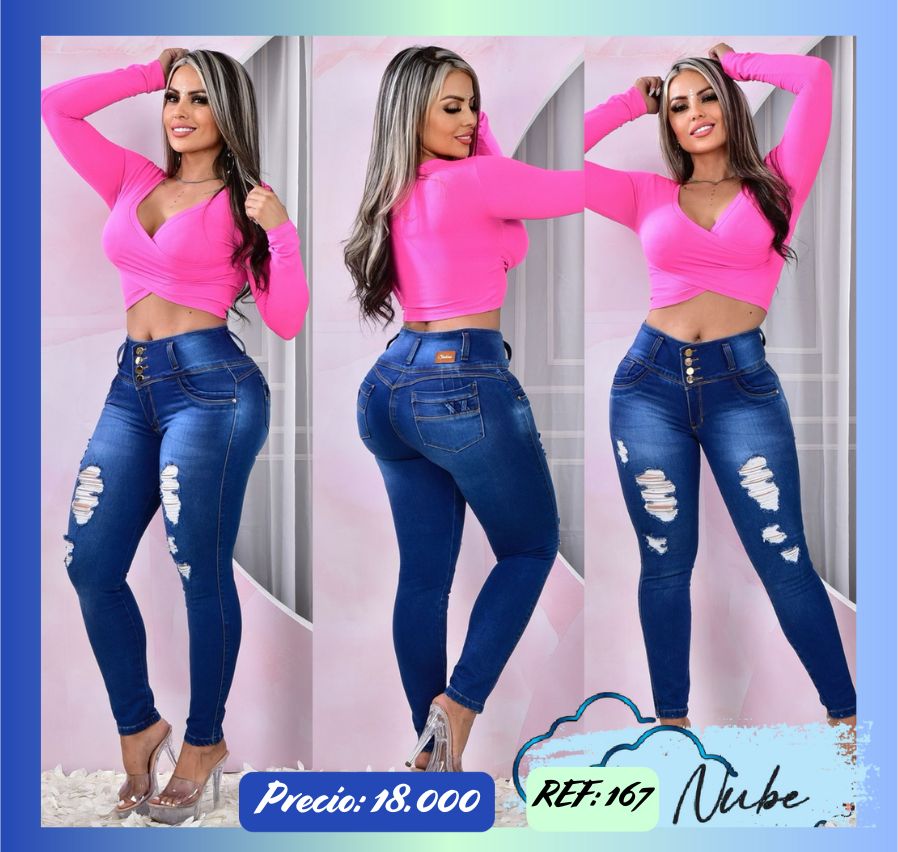 Jeans Levanta Cola Ref 167