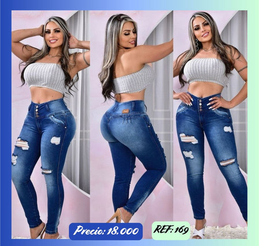 Jeans Levanta Cola Ref 169