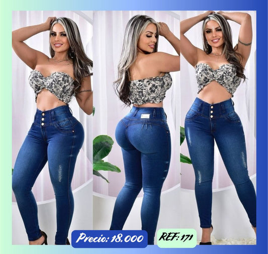 Jeans Levanta Cola Ref 171