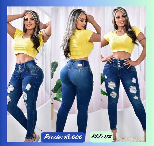 Jeans Levanta Cola Ref 172