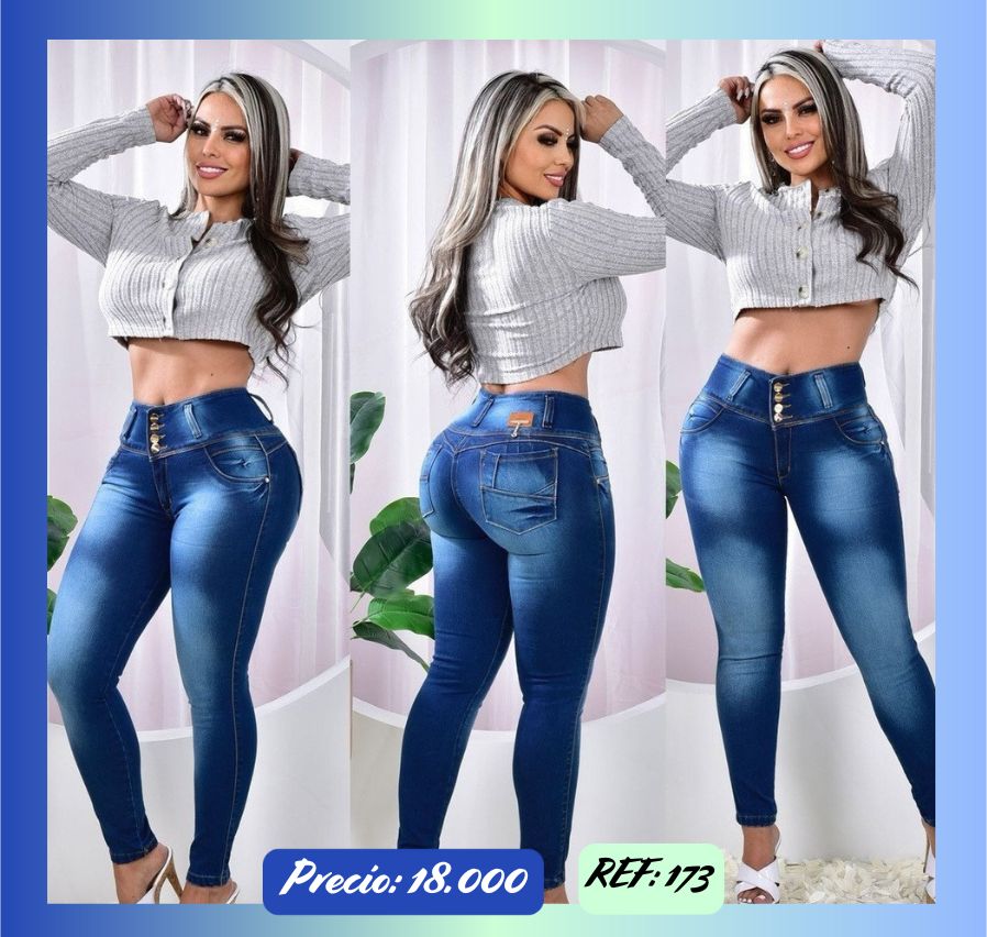 Jeans Levanta Cola Ref 173