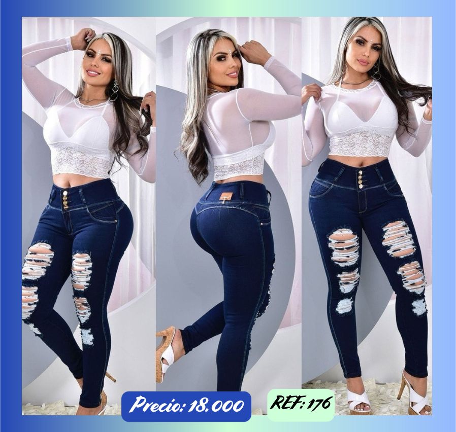 Jeans Levanta Cola Ref 176