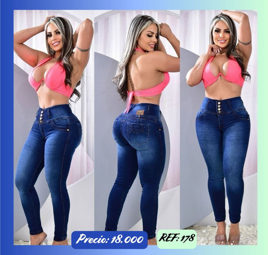 Jeans Levanta Cola Ref 178