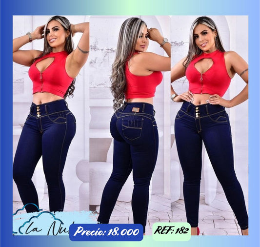 Jeans Levanta Cola Ref 182