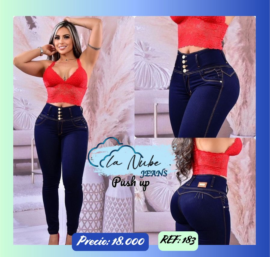 Jeans Levanta Cola Ref 183