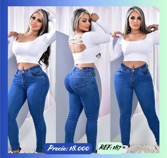 Jeans Levanta Cola Ref 187