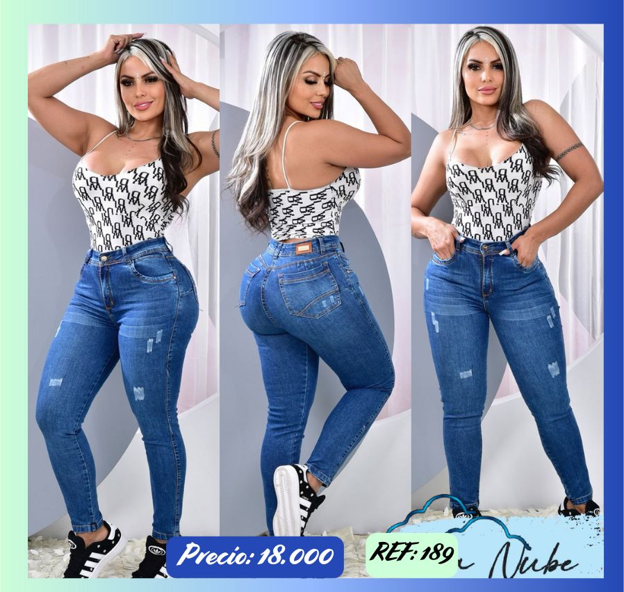 Jeans Levanta Cola Ref 189