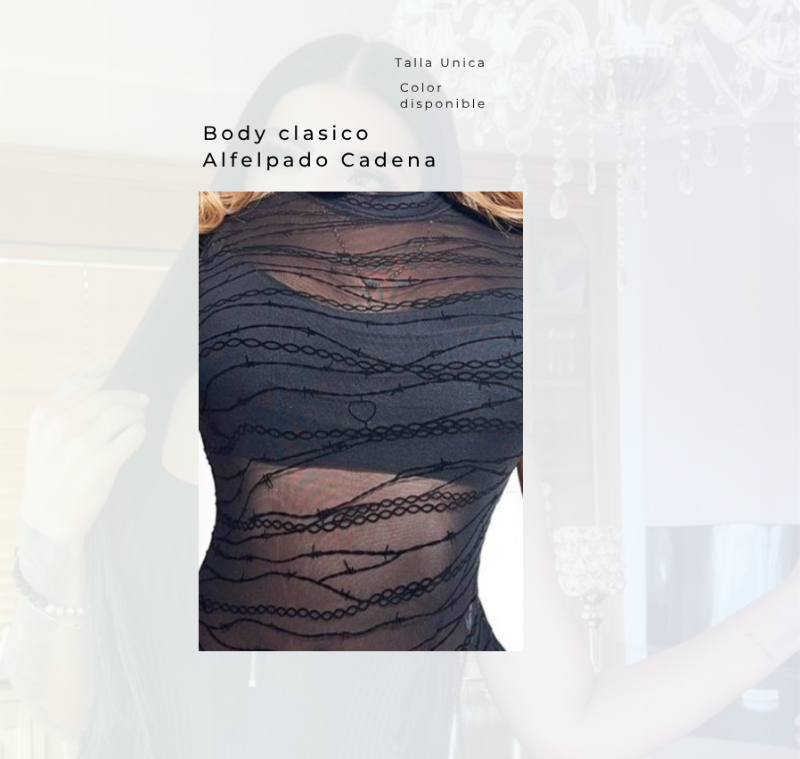 Body clásico Alfelpado