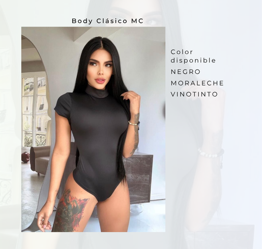 Body Clásico Manga Corta