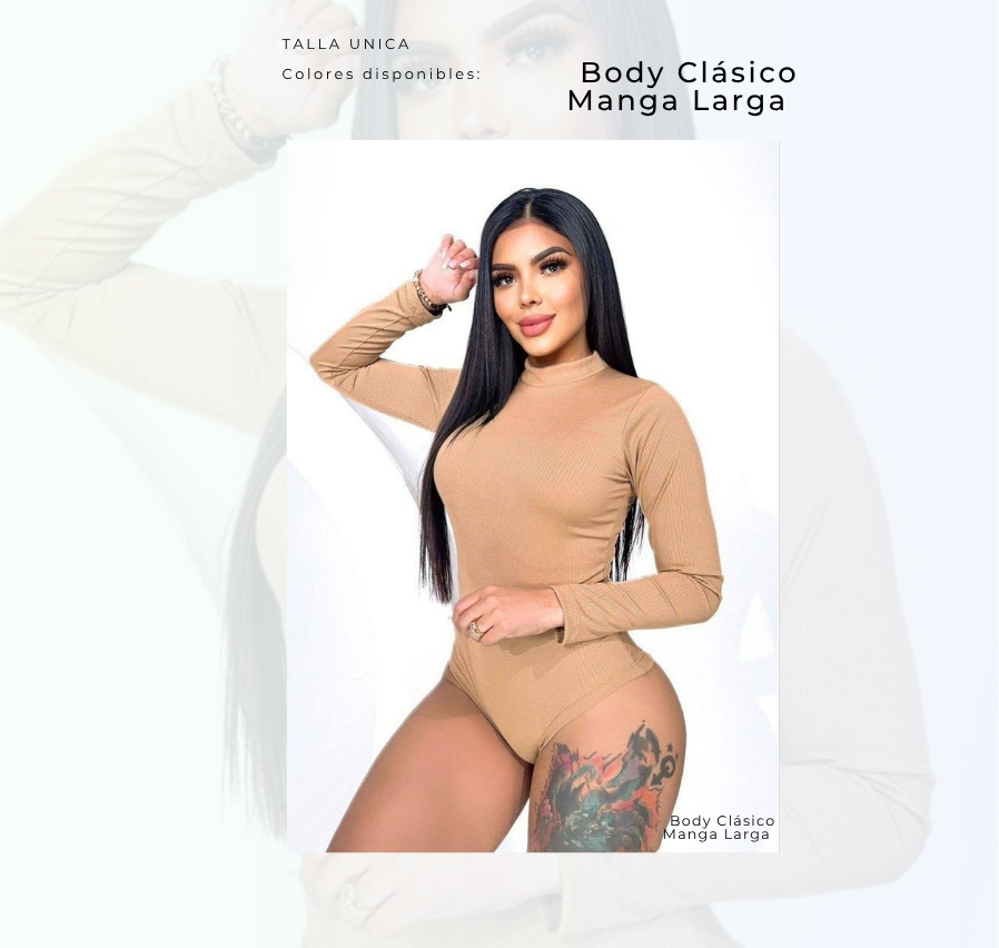 Body Clásico Manga Larga