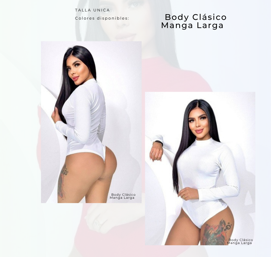 Body Clásico Manga Larga
