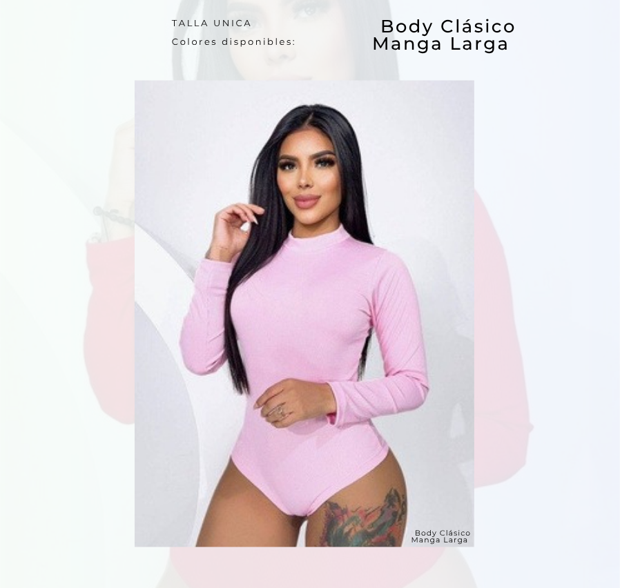 Body Clásico Manga Larga