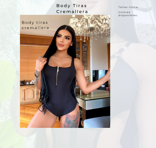 Body Tiras Cremallera