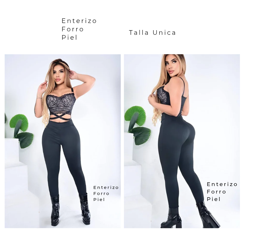 Enterizo Forro Piel